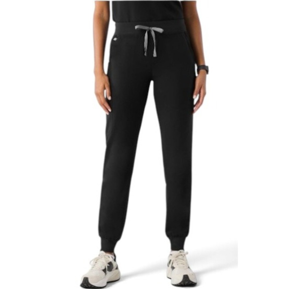 FIGS Technical Collection Zamora Jogger Scrub Pants Black Small S/P 1000207